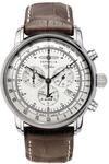 ZEPPELIN Herren Chronograph "7680-1", SILBER/BRAUN