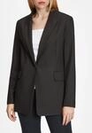 s.Oliver BLACK LABEL Longblazer, Schulterpads, Knopfverschluss, f&uuml;r Damen,...