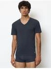 Marc O'Polo Essentials Unterhemd, 2er-Pack, V-Ausschnitt, f&uuml;r Herren, blau, L