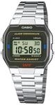 CASIO Digitaluhr "A-163WA-1QES", SILBER