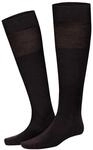 KUNERT Kniestr&uuml;mpfe, Komfortbund, uni, f&uuml;r Herren, braun, 39-42