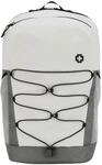 strellson Daypack "Niklas", Laptopfach, Rei&szlig;verschluss, wei&szlig;, 99