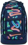 Satch Schulrucksack, Zweiwegerei&szlig;verschluss, Reflektor, blau|gr&uuml;n|orange, 99