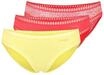 sloggi Go Crush Slip, 3er-Pack, f&uuml;r Damen, rot, XS