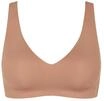 sloggi Zero Feel 2.0 Soft Bralette, b&uuml;gellos, atmungsaktiv, f&uuml;r Damen, braun, S/BIG