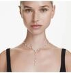 SWAROVSKI Kette mit Anh&auml;nger, Edelstahl, SILBER