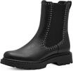 Tamaris Chelsea Boots, Blockabsatz, Zuglasche, f&uuml;r Damen, schwarz, 37