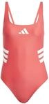 adidas Badeanzug, schmale Tr&auml;ger, f&uuml;r Damen, rot, 44