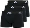 adidas Active Flex Cotton Pants, kurz, 3er-Pack, f&uuml;r Herren, schwarz, S