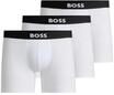 BOSS ONE Boxer Brief, 3er-Pack, Logo-Bund, f&uuml;r Herren, wei&szlig;, L