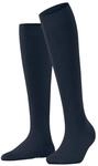 FALKE Cotton Touch Kniestr&uuml;mpfe, verst&auml;rke Belastungszonen, f&uuml;r Damen, blau, 35-38