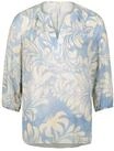 CARTOON Shirtbluse, 3/4-Arm, f&uuml;r Damen, blau, 34