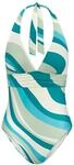 TRIUMPH Summer Mix & Match Badeanzug, Neckholder, f&uuml;r Damen, gr&uuml;n|t&uuml;rkis, 38B