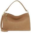 SURI FREY Schultertasche, Echtleder-Optik, Rei&szlig;verschluss, f&uuml;r Damen, beige