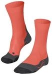 FALKE TK2 Explore Cool Wandersocken, gepolstert, orange, 35/36