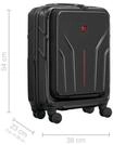 WENGER&reg; 4-Doppelrollen-Businesstrolley, Hartschale, TSA Schloss, schwarz