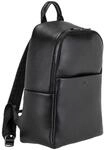 JOOP! Rucksack "Miko", Leder, Zweiwegerei&szlig;verschluss, f&uuml;r Herren, schwarz