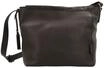 PICARD Schultertasche, Lederimitat, Magnetdruckknopf, f&uuml;r Damen, schwarz, 99