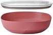 MEPAL Servierschale mit Deckel Silueta 4000 ml, rosa|rot, 4L