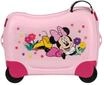 Samsonite 4-Rollen-Trolley, Hartschale, Sitzfunktion, f&uuml;r Kinder, rosa, 52