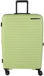 Samsonite 4-Doppelrollen-Trolley, Hartschale, TSA Kombinationsschloss, gr&uuml;n, 75