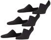 FALKE Cool Kick F&uuml;&szlig;linge, 3er-Pack, Anti-Slip, f&uuml;r Herren, schwarz, 39-41