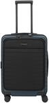 TITAN Trolley S mit Vortasche, 4-Doppelrollen, TSA-Kombinationsschloss, blau, 55