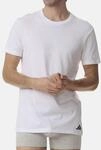 adidas Unterhemd / Shirt Kurzarm 3er Pack Active Core Cotton, wei&szlig;, S