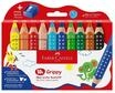 Faber-Castell Buntstifte "Grippy", 11er-Set, mehrfarbig