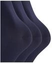 FALKE Cotton Touch Socken, 3er-Pack, f&uuml;r Damen, blau, 35-38
