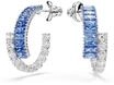SWAROVSKI Damen Creole, Edelstahl, SILBER, 99
