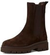 Tamaris Chelsea Boots, Blockabsatz, f&uuml;r Damen, braun, 41
