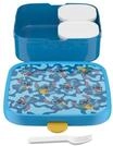 MEPAL Brotdose XL Campus (2025) 1,3 l, blau|gelb, 18,4X18,2CM