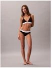 Calvin Klein Slip Icon Cotton Modal, Logo-Bund, f&uuml;r Damen, schwarz, S