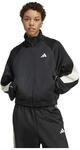 adidas Sweatjacke STADIUM, Rei&szlig;verschluss, f&uuml;r Damen, schwarz|wei&szlig;, L