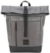 strellson Rucksack "Eddie", Laptopfach, R&uuml;ckenpolsterung, grau
