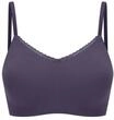 SCHIESSER Invisible Soft Lace Bustier, schmale Tr&auml;ger, f&uuml;r Damen, lila, 36