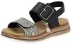 remonte&reg; Sandalen, Leder, Anh&auml;nger, f&uuml;r Damen, schwarz, 39