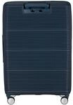 Samsonite 4-Doppelrollen-Trolley, Hartschale, TSA Kombinationsschloss, gr&uuml;n, 75