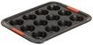 LE CREUSET&reg; Muffinform, 12er, temperaturbest&auml;ndig, 40 x 30 cm, schwarz