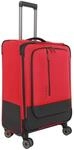 travelite 4-Doppelrollen-Trolley, Netzfach, rot, 66