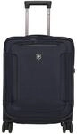 VICTORINOX 4-Doppelrollen-Trolley, Weichgep&auml;ck, TSA-Kombinationsschloss, blau,...