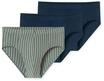 SCHIESSER 95/5 Essentials Slip, 3er-Pack, f&uuml;r Herren, blau|gr&uuml;n|wei&szlig;, 5
