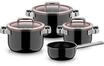 WMF Topfset, 4-teilig, schwarz, 99