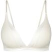 CALIDA Cate Triangel-BH, b&uuml;gellos, Satinblende, f&uuml;r Damen, wei&szlig;, 85B