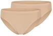 sloggi Go Sense Highleg-Slip, 2er-Pack, f&uuml;r Damen, braun, M