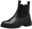 Tamaris Chelsea Boots, Leder, Zuglasche, f&uuml;r Damen, schwarz, 40