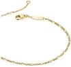 Thomas Sabo Charm-Armband Figaro-Design, braun, schwarz, 19 CM