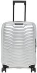 Samsonite 4-Doppelrollen-Trolley, Hartschale, TSA Kombinationsschloss, silber, 59,5