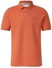 s.Oliver Poloshirt, 1/2 Arm,, Logo-Stickerei, f&uuml;r Herren, orange, S